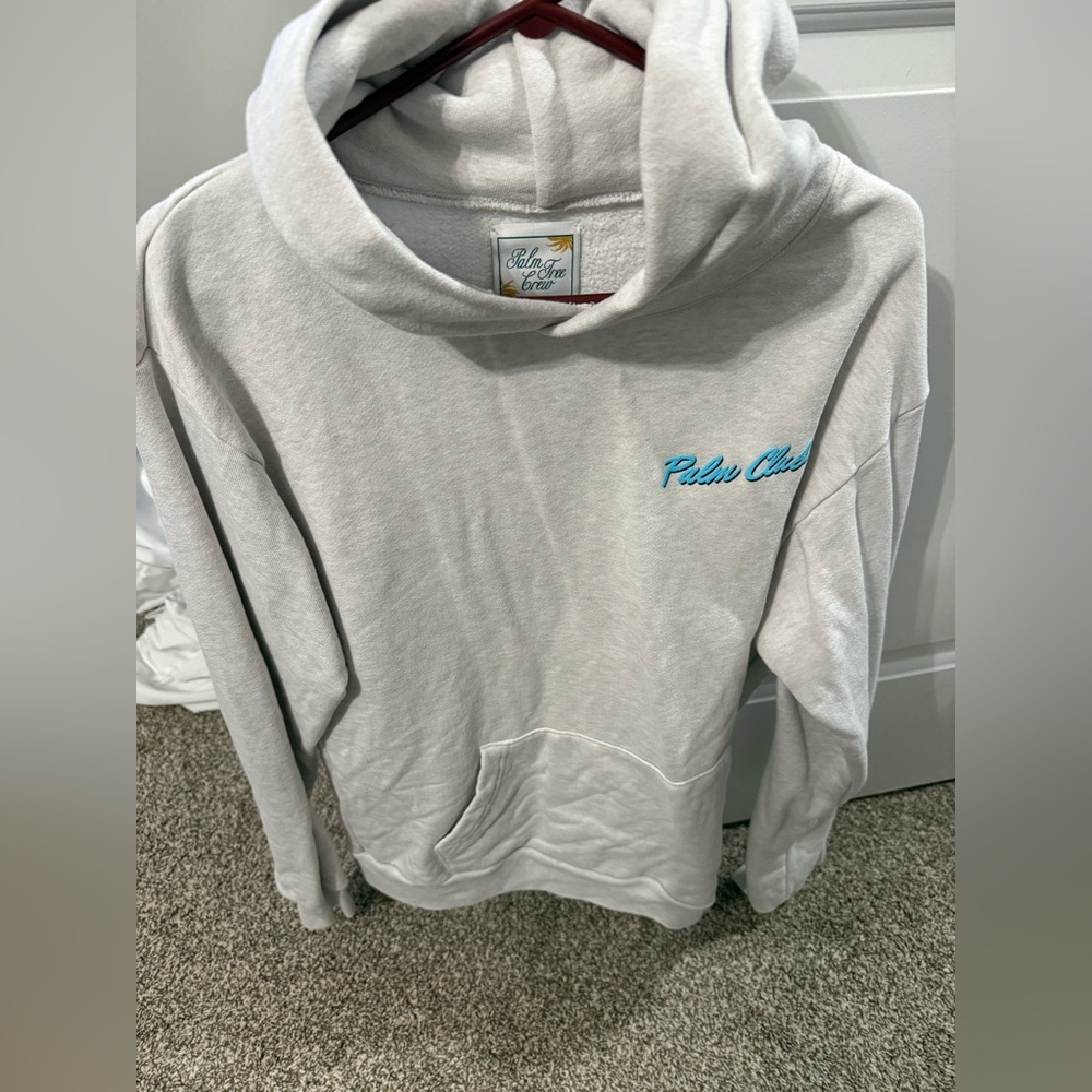 Palm Tree Crew White Hoodie